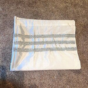 Set of 4 Studded Rhinestone Long Curtains: 83" long x 37.5" wide.